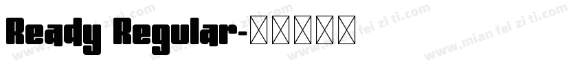 Ready Regular字体转换
